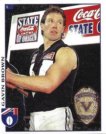 1998 Select AFL Stickers #5 Gavin Brown Front
